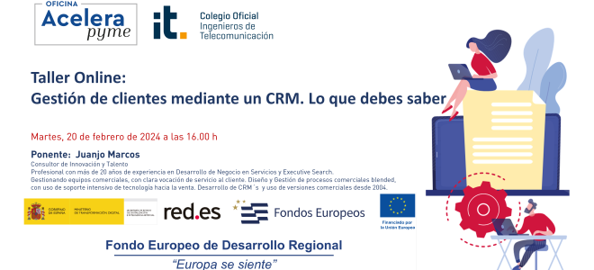 Taller Online: Gestión de clientes mediante un CRM. Lo que debes saber